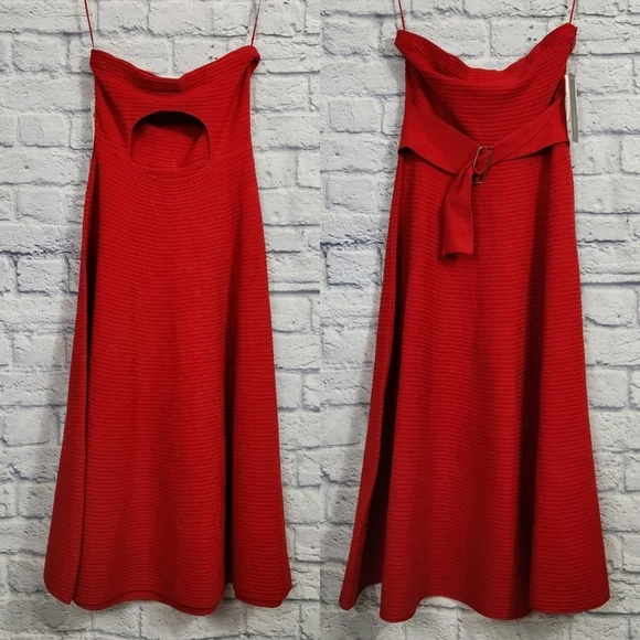 Anthropologie Strapless Midi Sweater Dress - Picture 4 of 8